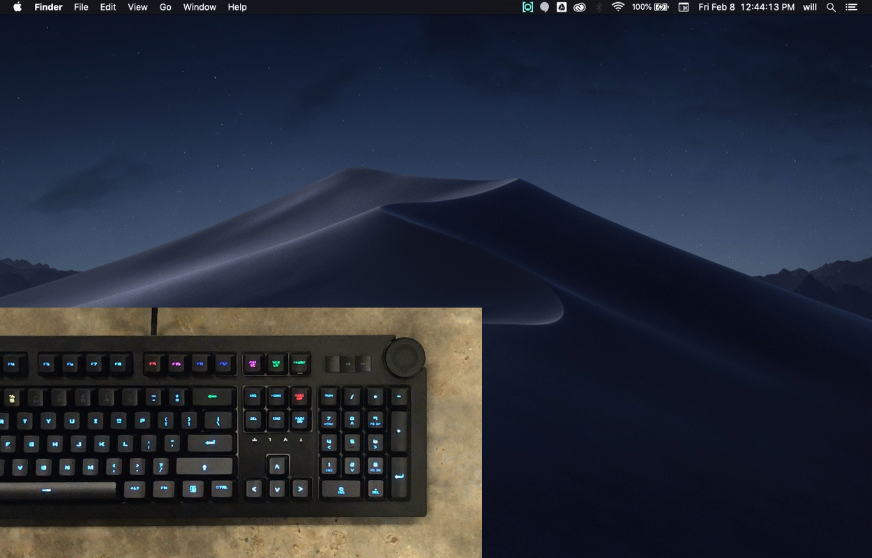 Das Keyboard Q message preview