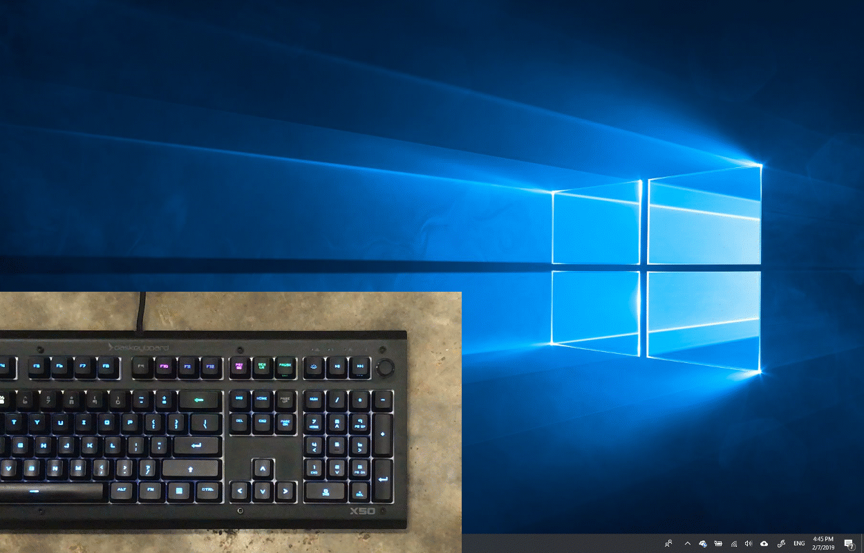 Das Keyboard Q message preview