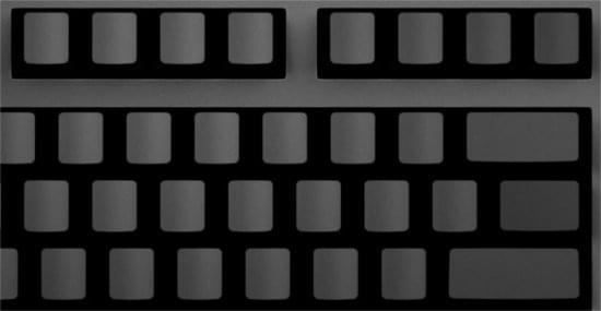 Das Keyboard 4 ultimate font on the keyboard