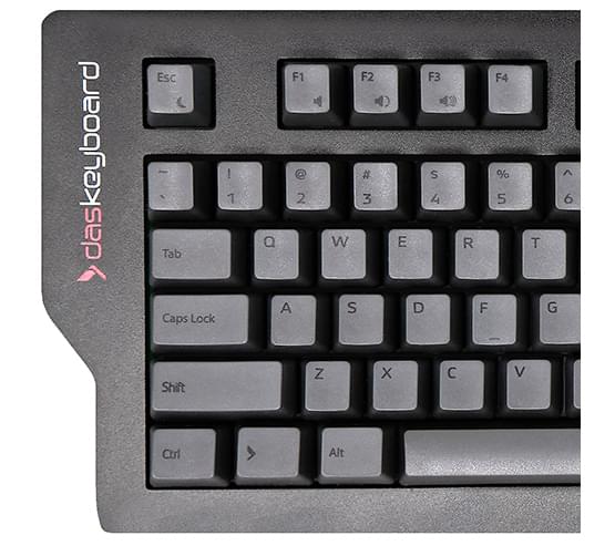 Das Keyboard 4 professional font on the keyboard