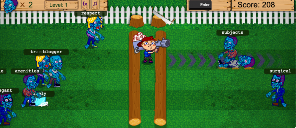 Zombie Typing Game Zombie Typing Game
